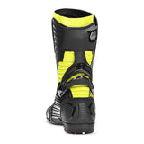 BELA AIR RIDER GP-1 RACING Moto Botas Preto Amarela Fluorocente - Imagem do verso de Boots