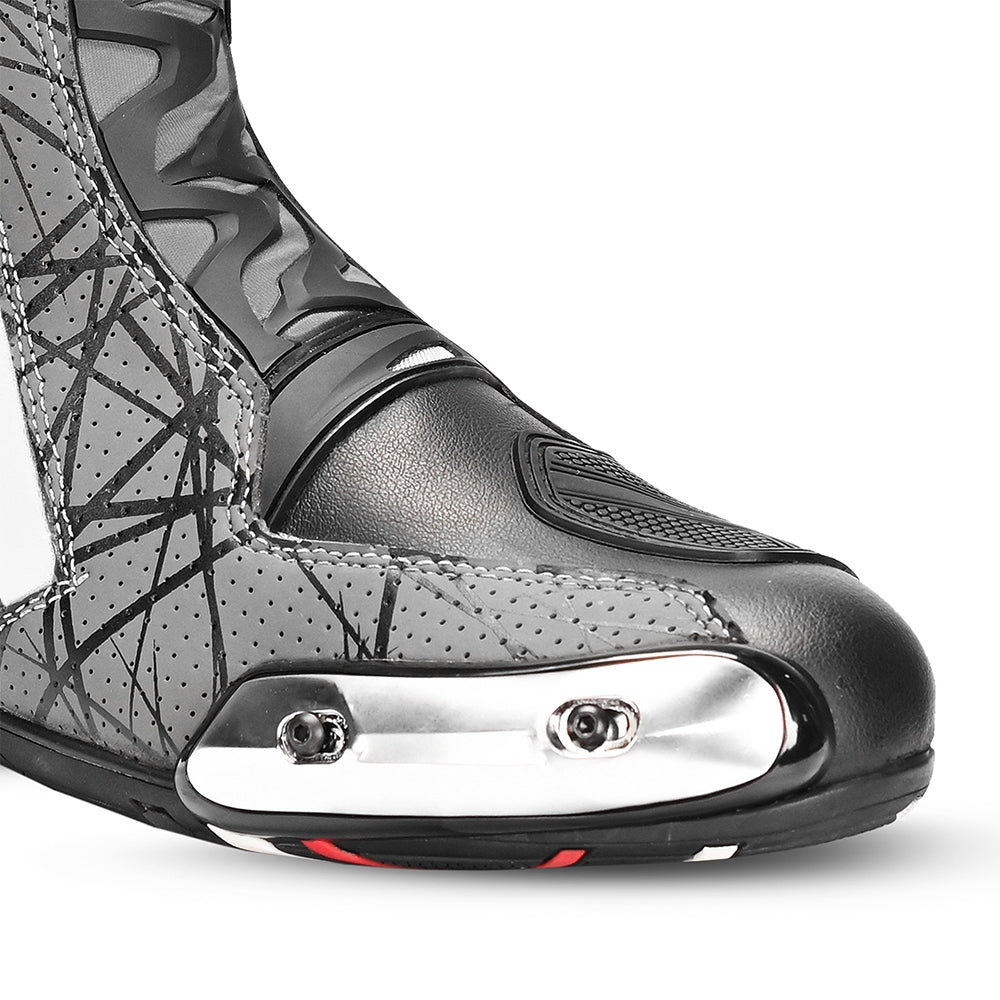 BELA AIR RIDER GP-1 RACING Moto Botas Preto Cinza