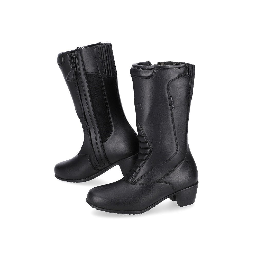 BELA ALPINE Senhora Moto Couro Botas Pretas – 6 – Maximomoto PT