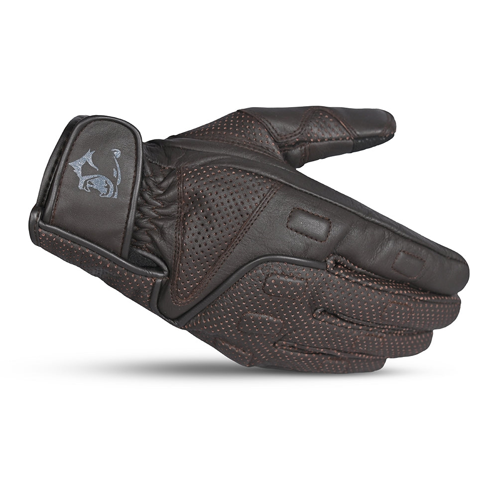 BELA APOLO Motorcycle Leather Gloves Brown – 3 – Maximomoto PT