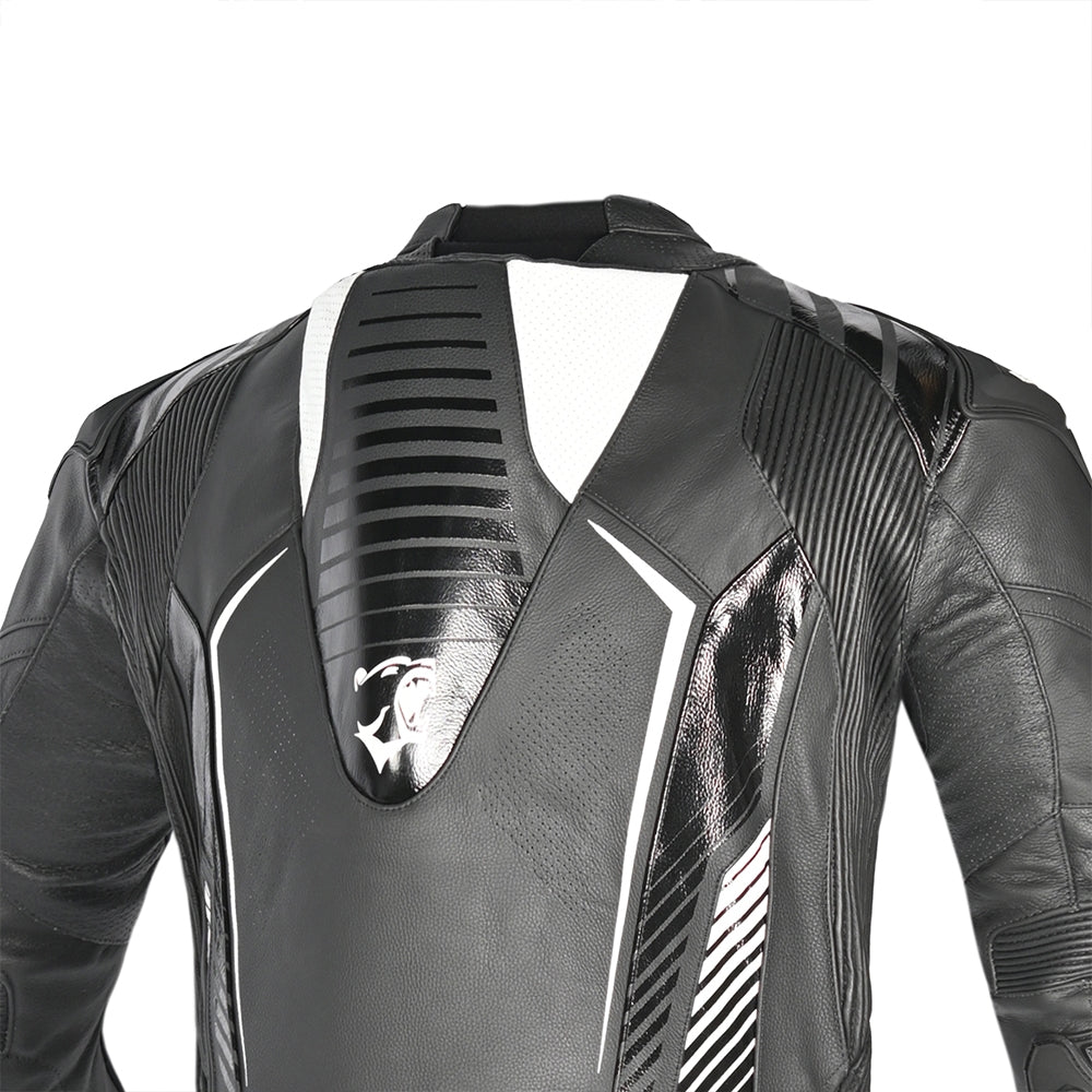 BELA ARAGONE HELITE AIR-PRO 1 PC Moto Fatos Preto - Imagem da parte superior das costas do terno