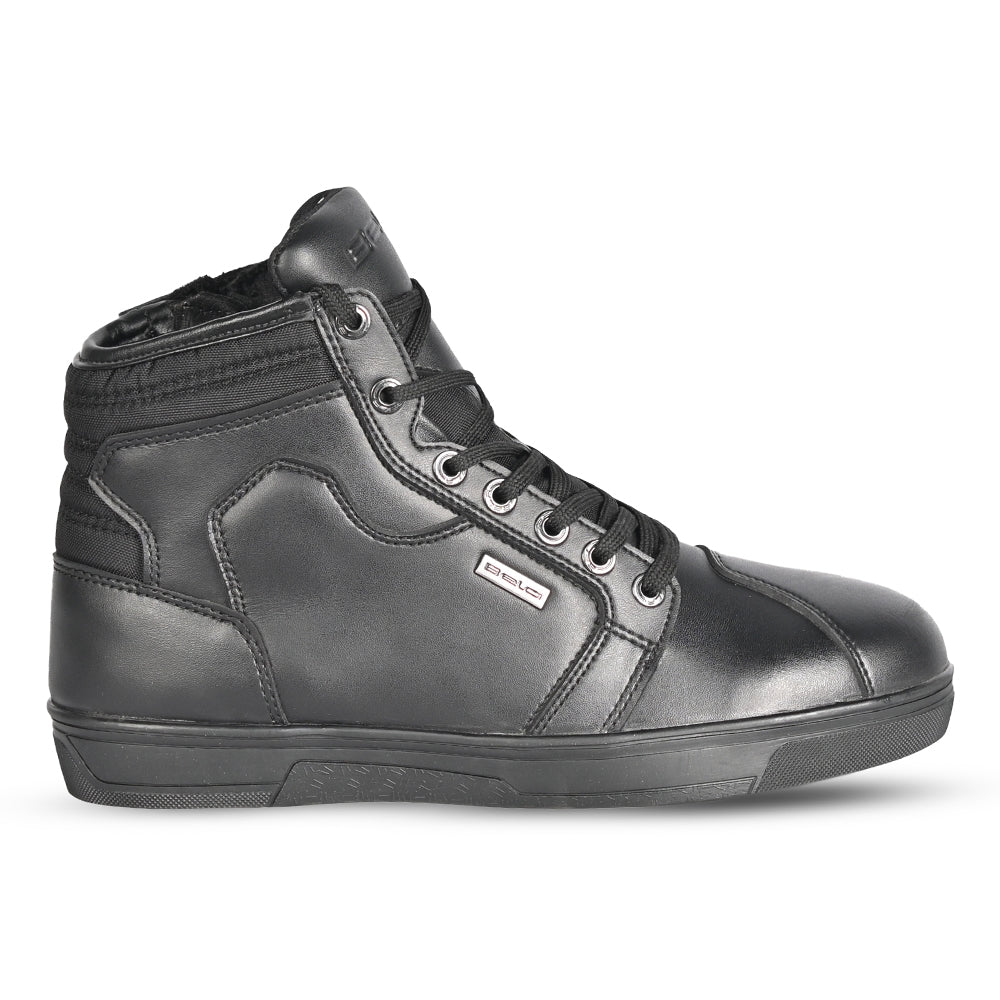 BELA ATLAS Moto Homem Couro Botas Preto - Imagem do lado direito de Boots