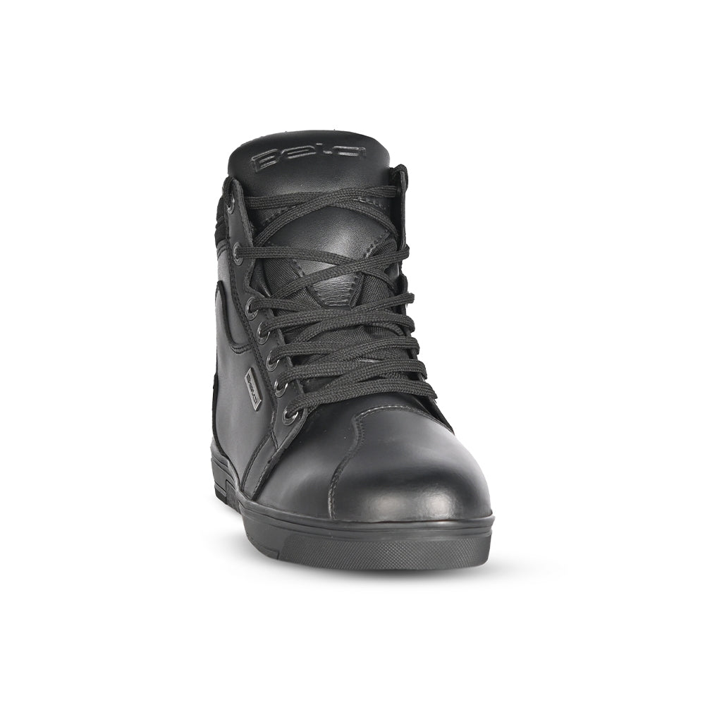 BELA ATLAS Moto Homem Couro Botas Preto - Imagem frontal da Boots