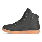 BELA ATLAS Urbano Botas De Moto Homem Couro Preto Goma