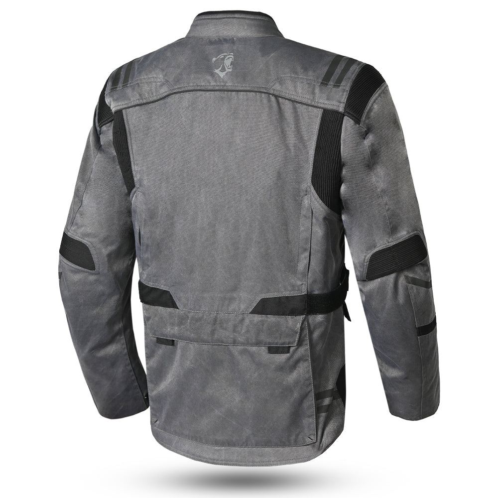 BELA Alpha Vintage Motorcycle Textile Jackets Gray – 8 – Maximomoto PT