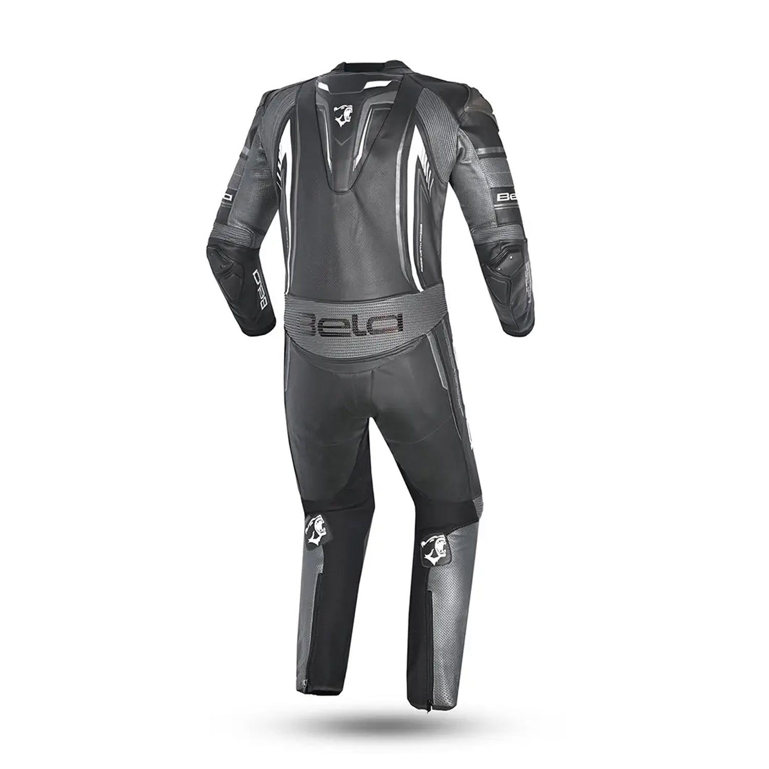 BELA BEAST 1 PC Fatos De Moto Couro Preto Branco – 3 – Maximomoto PT