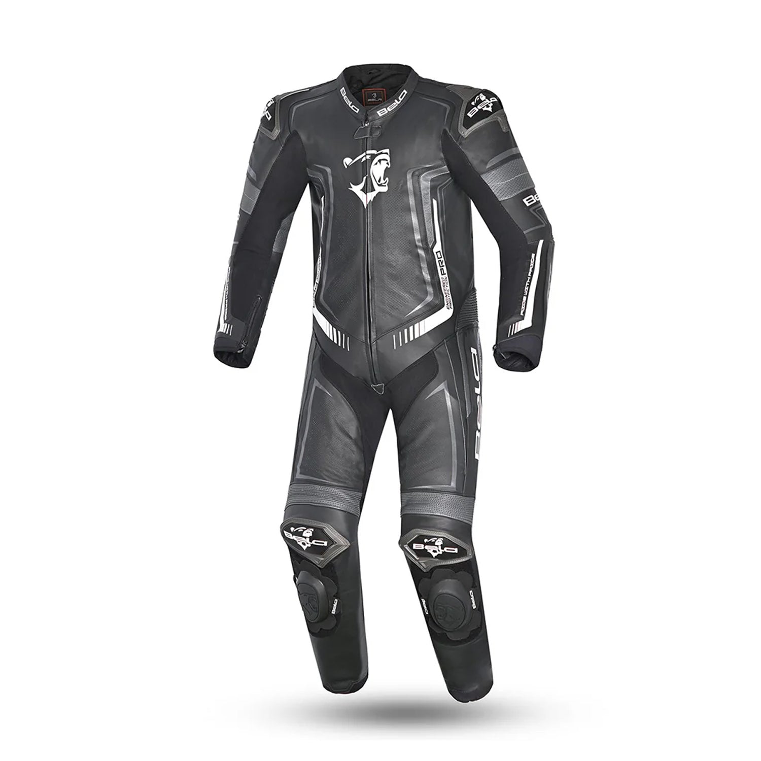 BELA BEAST 1 PC Fatos De Moto Couro Preto Branco – 1 – Maximomoto PT