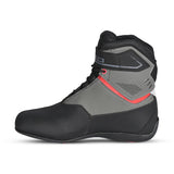 BELA BLAZE Moto Couro Botas Homem Preto Cinza Vermelho - Imagem do lado esquerdo de Boots