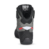 BELA BLAZE Moto Couro Botas Homem Preto Cinza Vermelho - Imagem do verso de Boots