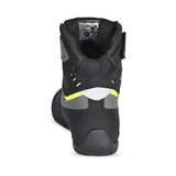 BELA BLAZE Moto Couro Botas Homem Preto Fluorescente Amarelo - Imagem do verso de Boots