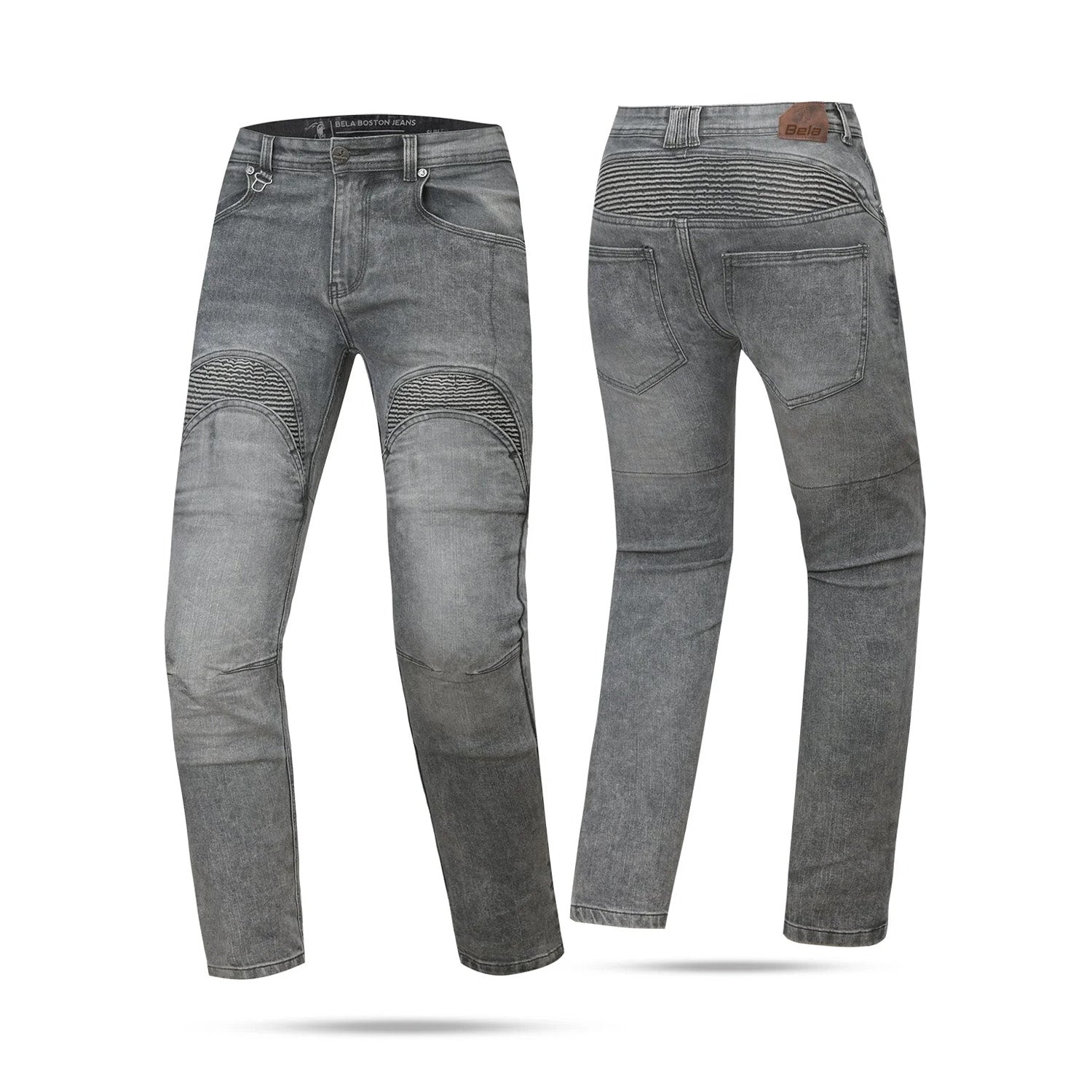 BELA BOSTON Denim Jeans Moto Calcas Preto Random 30L – 1 – Maximomoto PT