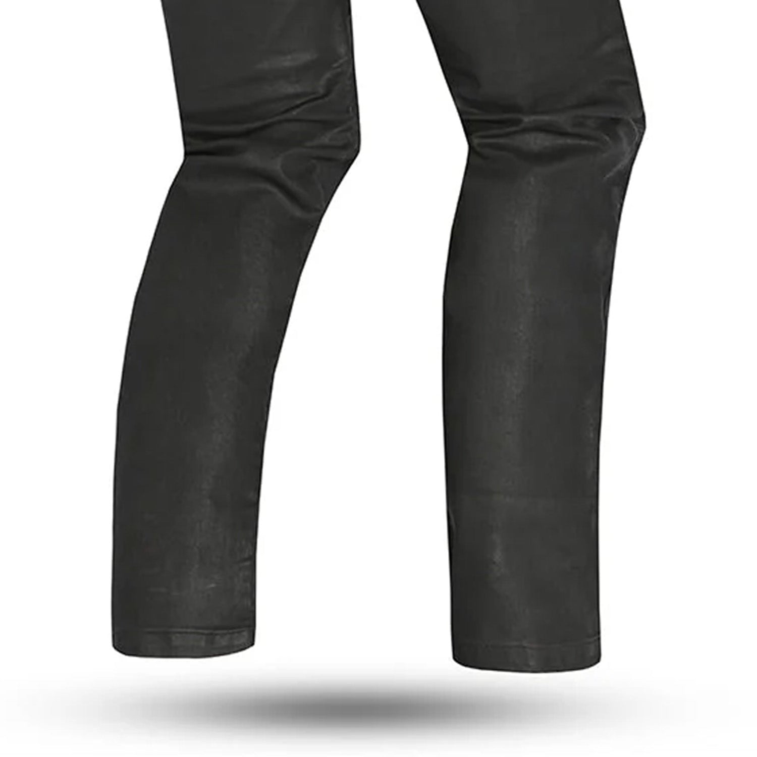 BELA BOSTON WAX Jeans Moto Black Pants – 9 – Maximomoto PT