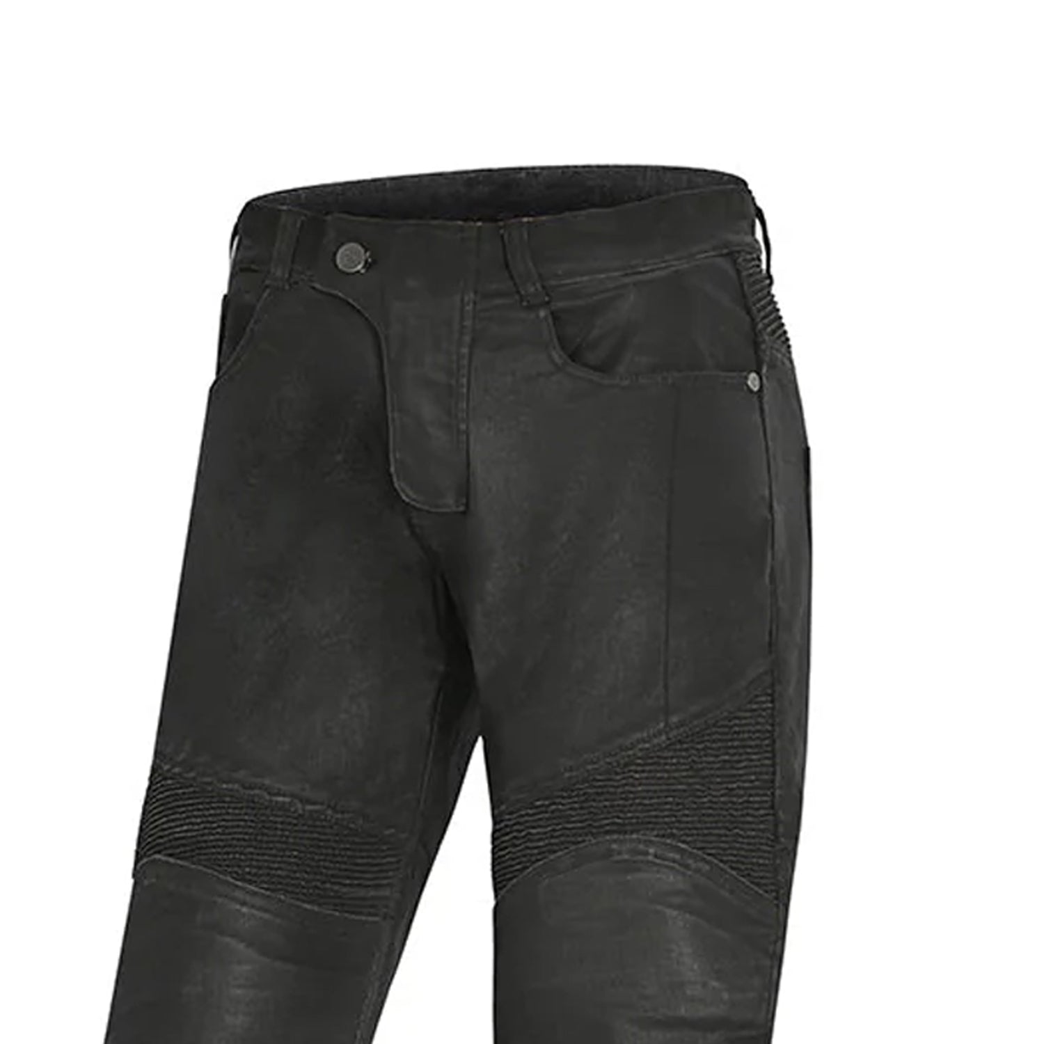 BELA BOSTON WAX Jeans Moto Black Pants – 4 – Maximomoto PT