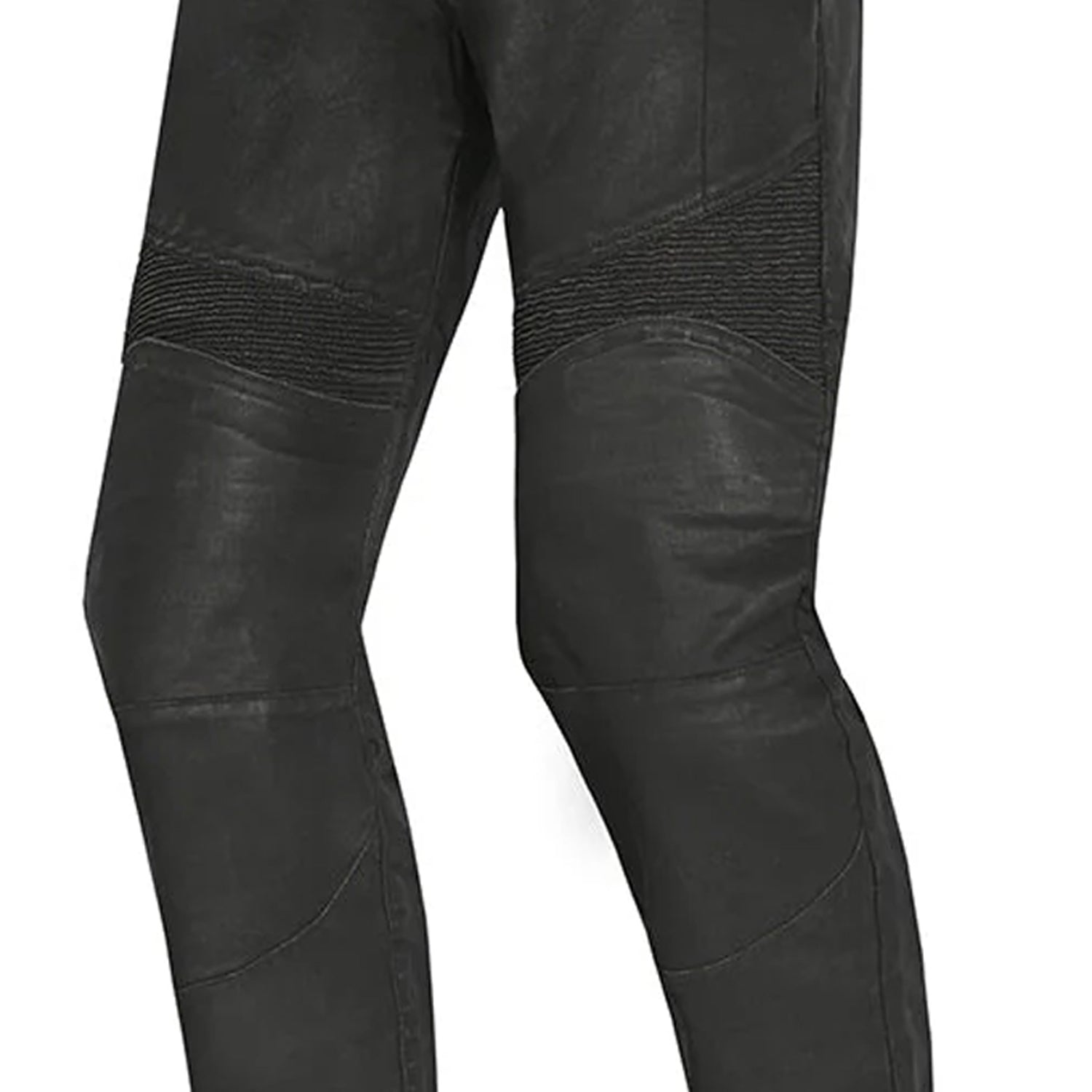 BELA BOSTON WAX Jeans Moto Black Pants – 6 – Maximomoto PT