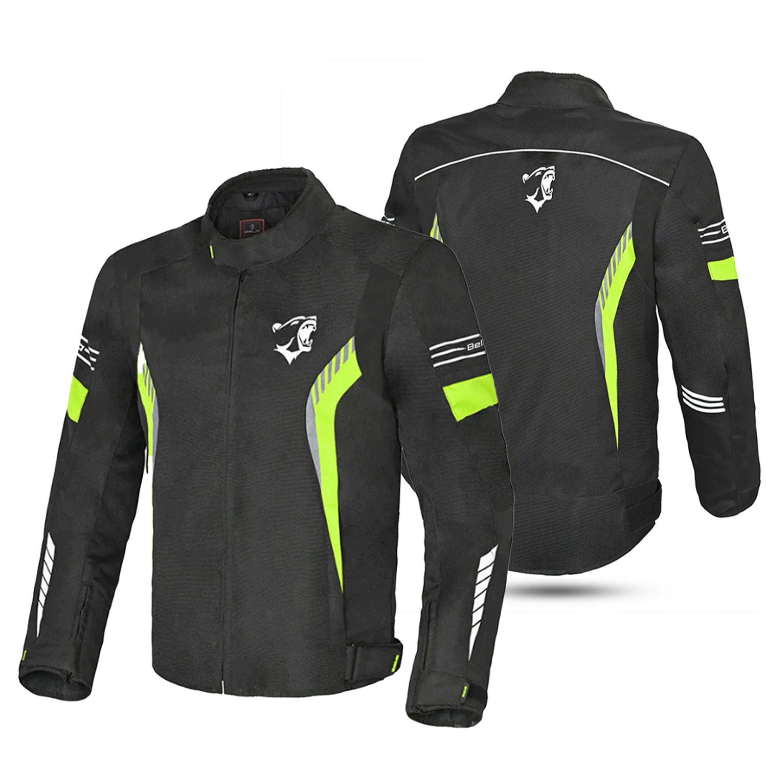 BELA BRADLEY Motorcycle Men's Jackets Black Fluorescent Yellow – 2 – Maximomoto PT