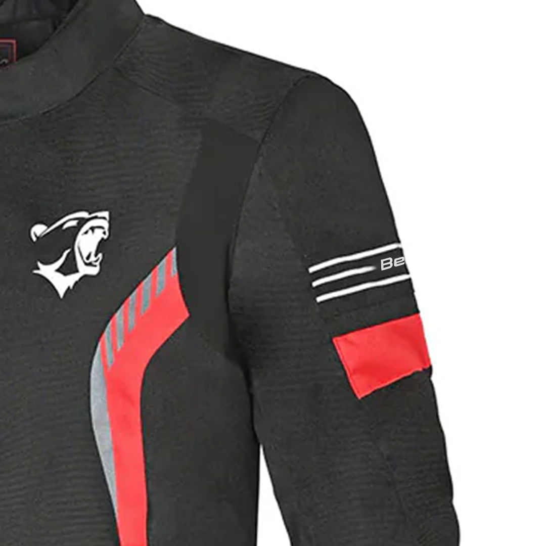 BELA BRADLEY Casacos De Moto Homem Preto Vermelho – 6 – Maximomoto PT