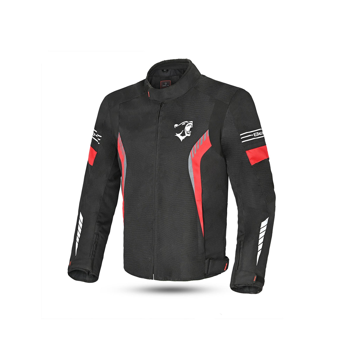 BELA BRADLEY Moto Homem Casacos Preto Vermelho - Imagem frontal da Casacos 
