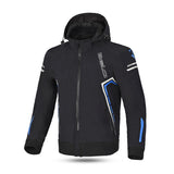 BELA BREEZE Casca Mole Moto Capuz Preto Azul