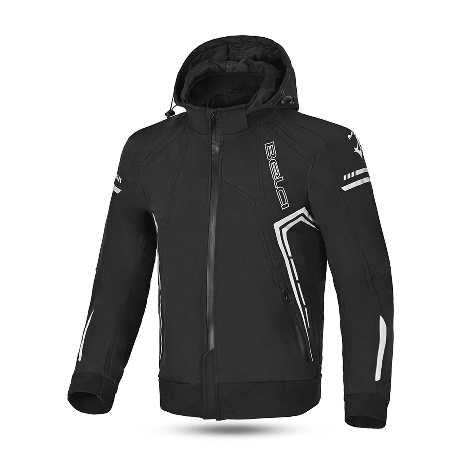 BELA BREEZE Casca Mole Moto Capuz Preto Cinza – 1 – Maximomoto PT