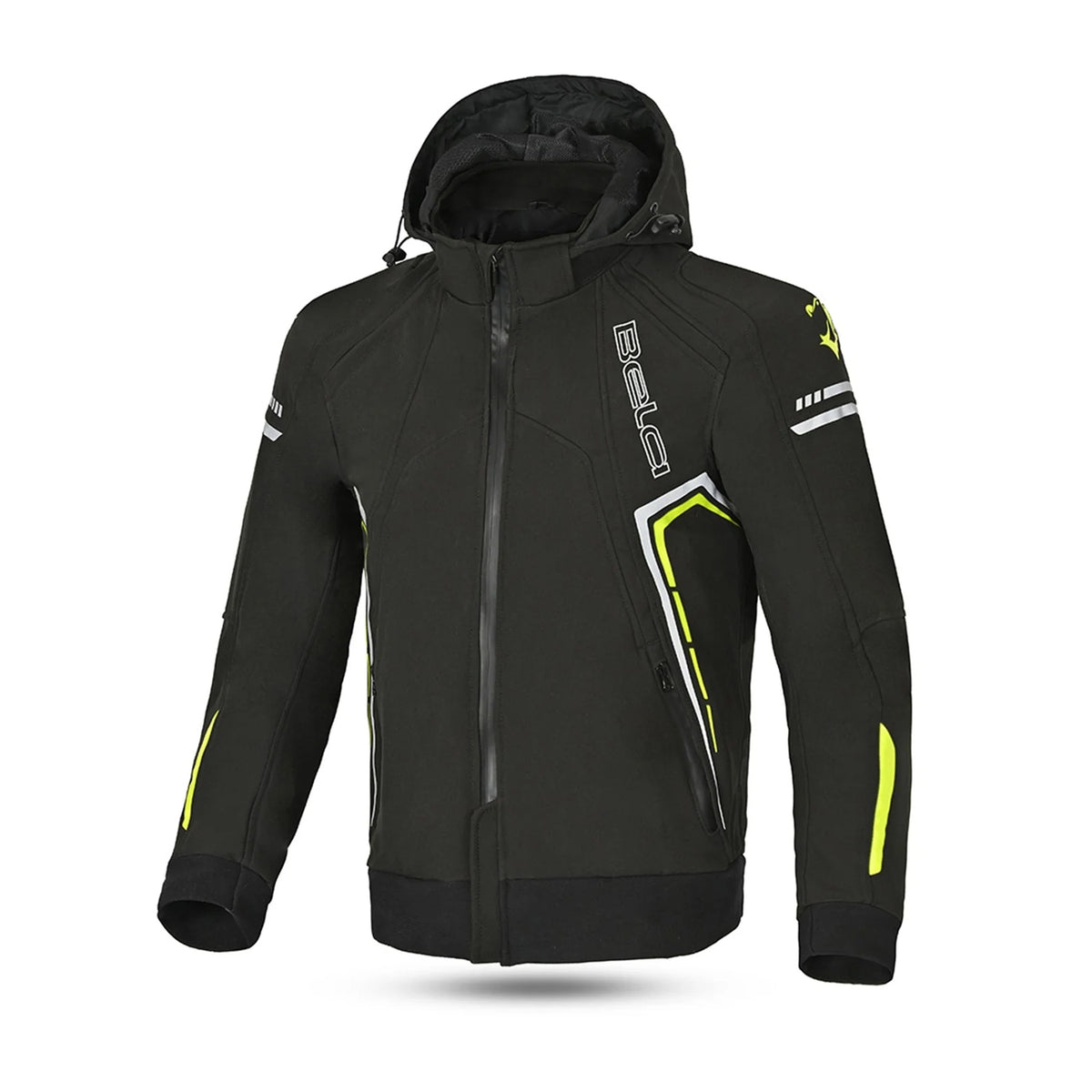 BELA BREEZE Moto Hood Black Fluorescent Yellow