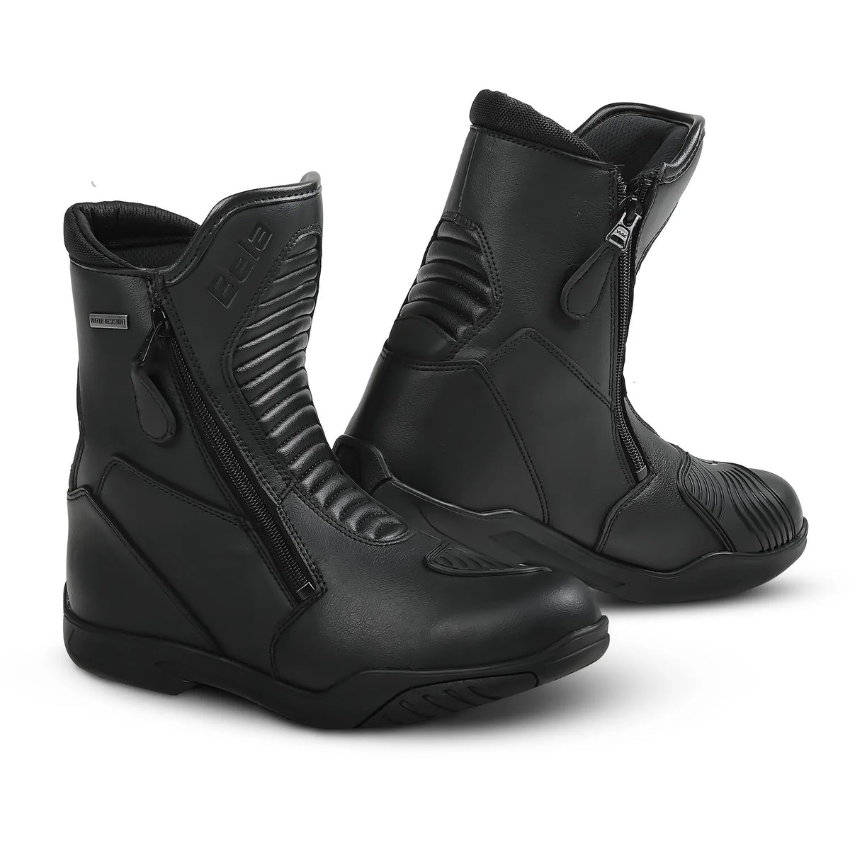 BELA RIO Motorcycle Leather Black Boots
