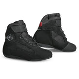 BELA TROPHY Short Leather Motorcycle Boots for Men - Black