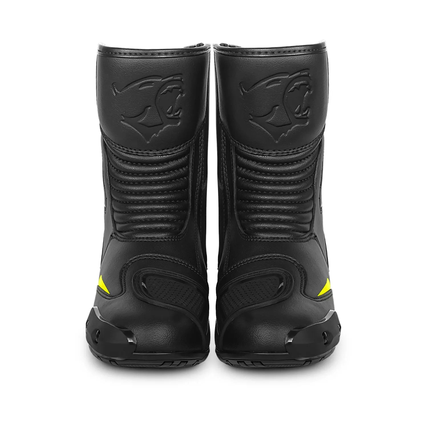 BELA FASTER 2.0 Motorcycle Boots Black Yellow Fluor – 4 – Maximomoto PT