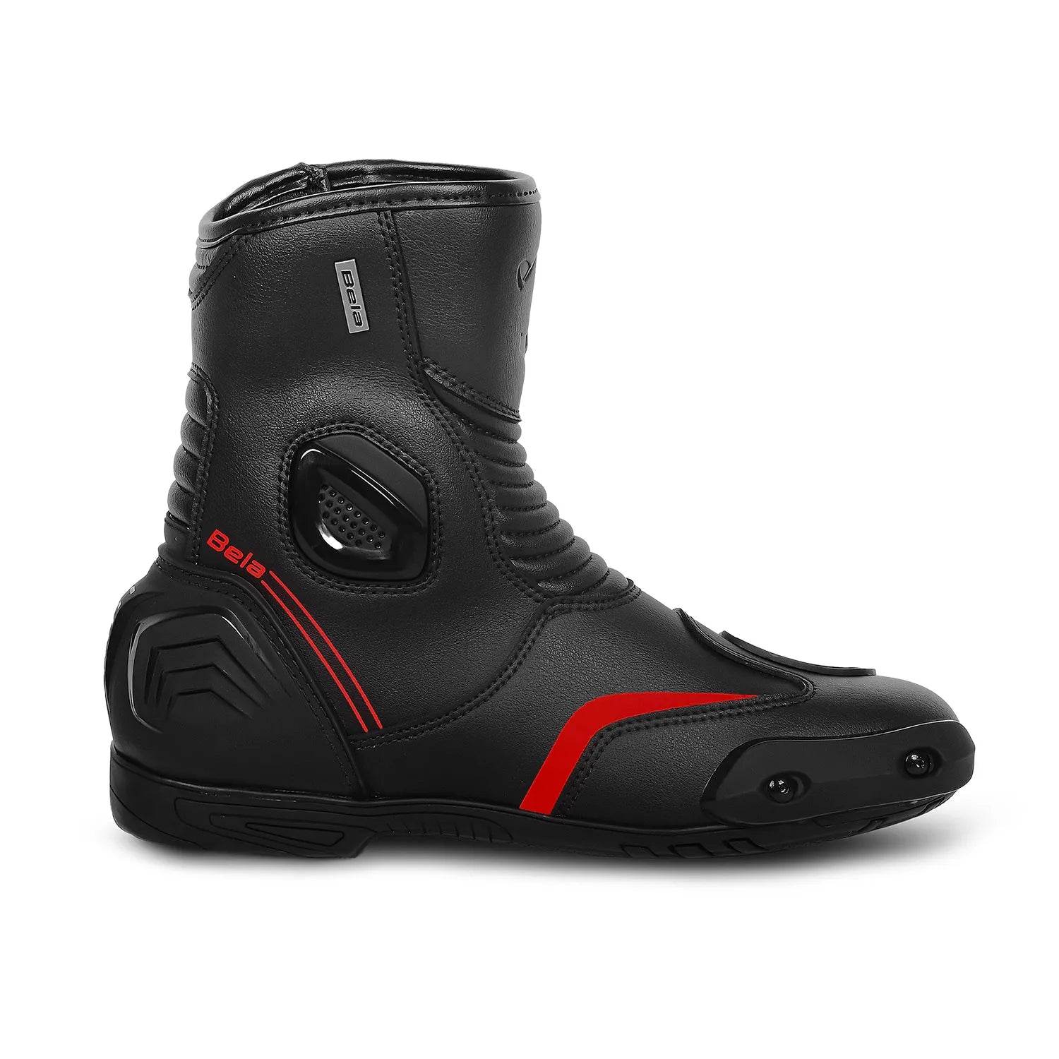 BELA FASTER 2.0 Motorcycle Boots Black Red – 2 – Maximomoto PT