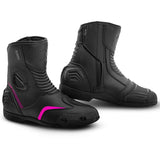 BELA FASTER 2.0 Touring Botas De Moto Preto Rosa