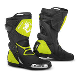 BELA RACE PRO BOTAS DE MOTO PRETO AMARELO FLUO