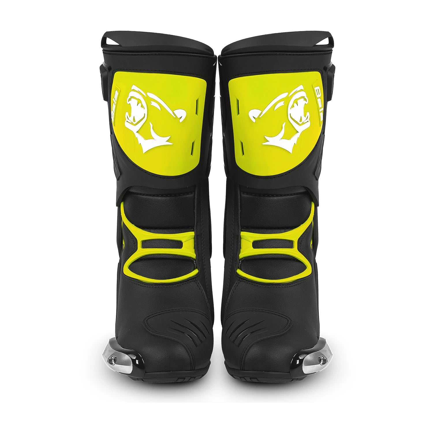 BELA RACE PRO BOTAS DE MOTO PRETO AMARELO FLUO – 4 – Maximomoto PT