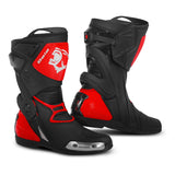 BELA RACE PRO BOTAS DE MOTO PRETO VERMELHO