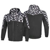 BELA CAMO RUSH Moto Capuz Preto Cinza Escuro - Imagem dupla de Casacos