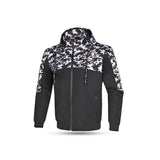 BELA CAMO RUSH Moto Capuz Preto Cinza Escuro - Imagem frontal da Casacos 