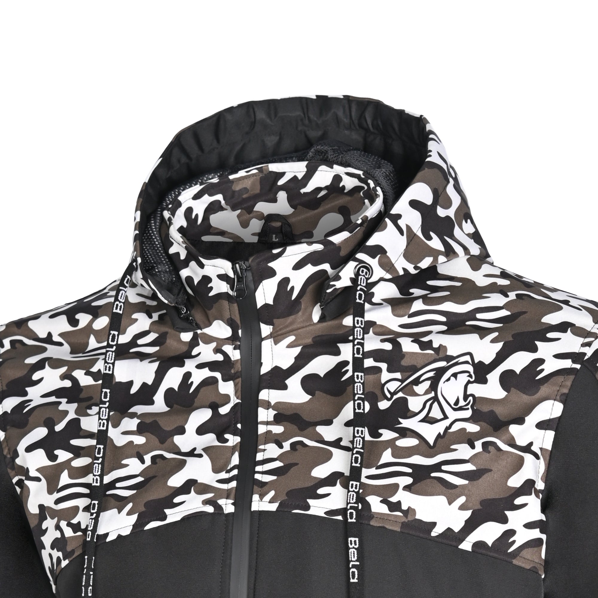 BELA CAMO RUSH Moto Têxtil Capuz - Imagem frontal superior da Casacos