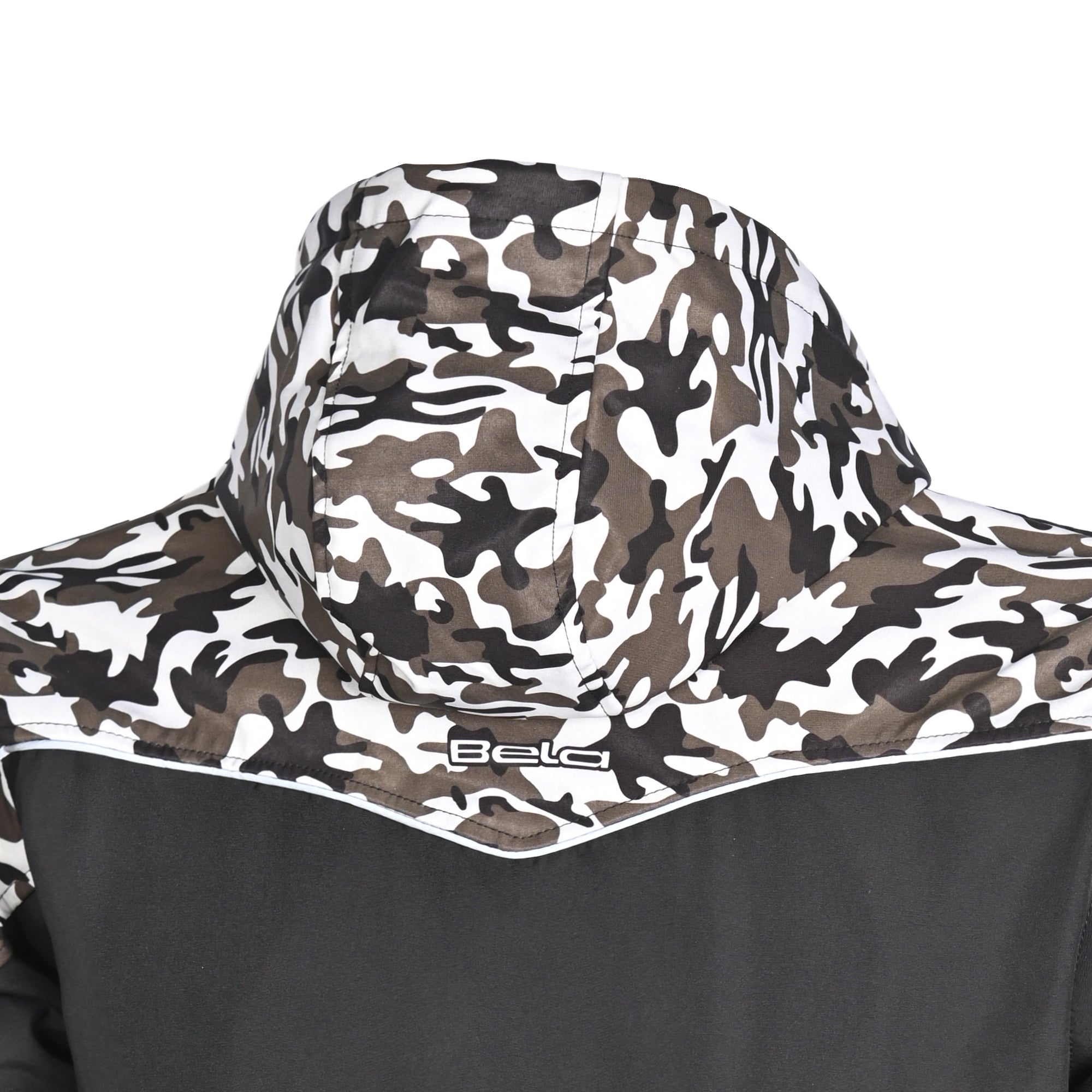 BELA CAMO RUSH Moto Têxtil Capuz  - Imagem superior traseira da Casacos