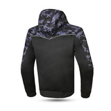 BELA CAMO RUSH Moto Têxtil Capuz Azul Preto