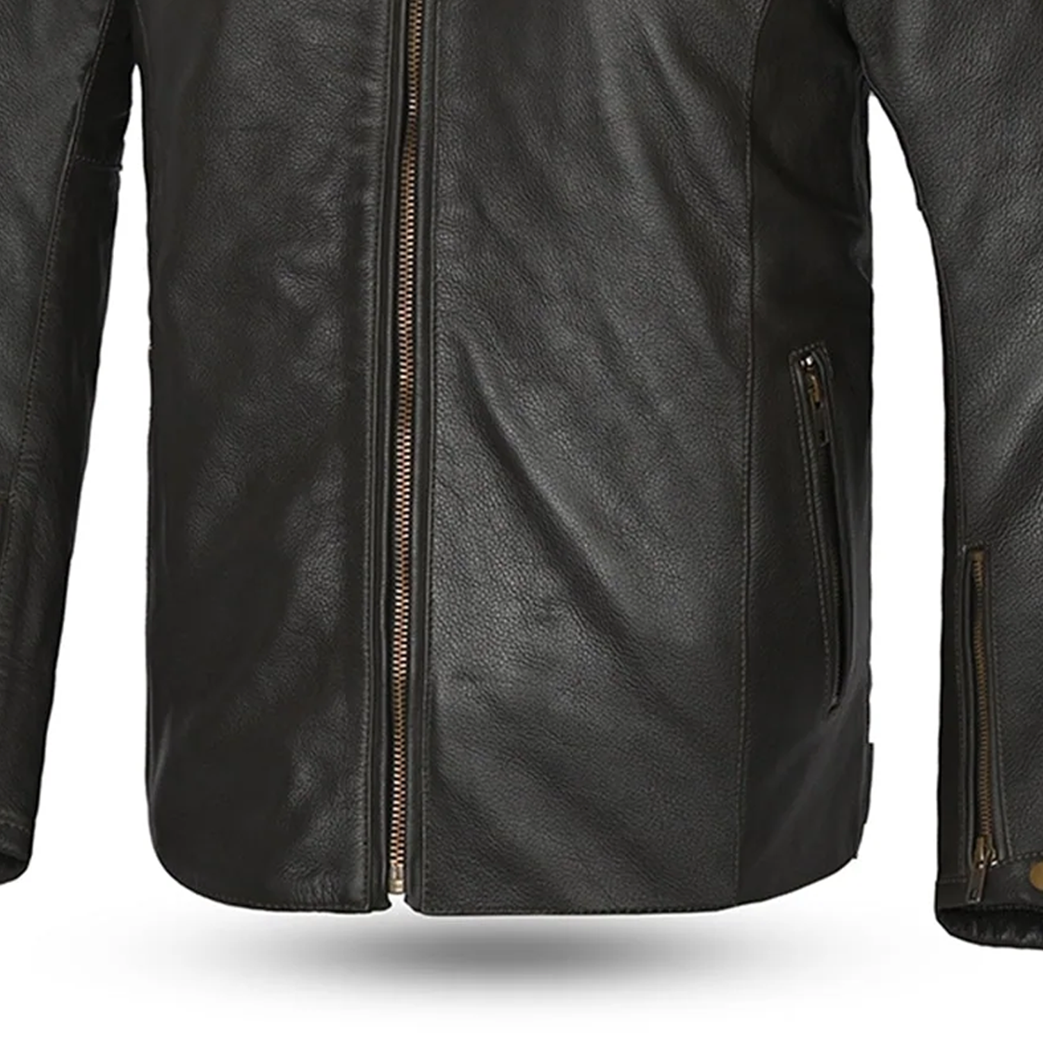 BELA STARK Casacos De Moto Couro Escuro Preto Marron Vermelho – 4 – Maximomoto PT