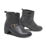 BELA CLASSIC Senhora Couro Moto Botas Preto - Imagem dupla de botas