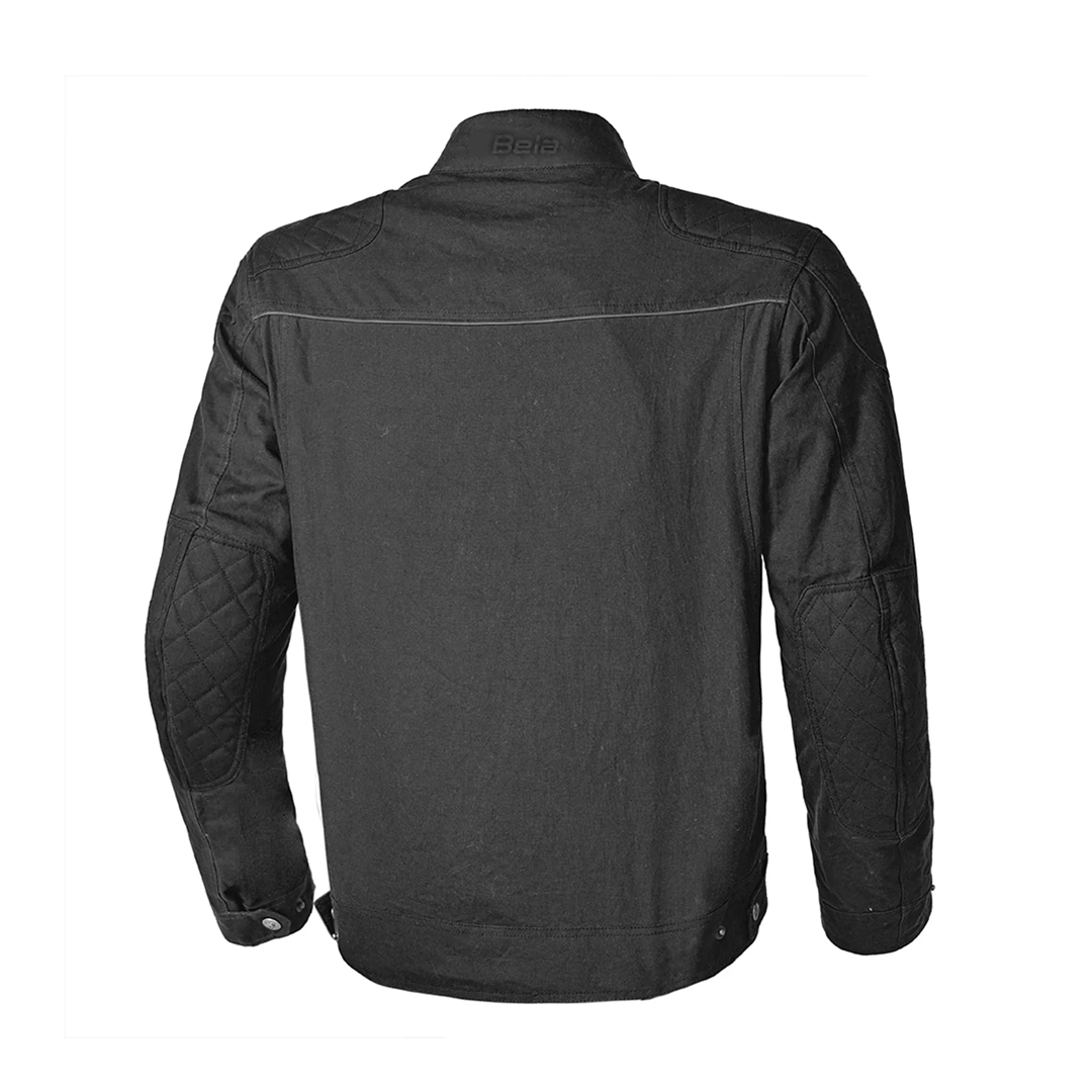 BELA CLUTCH COTTON WAX Motorcycle Textile Jackets Black – 3 – Maximomoto PT