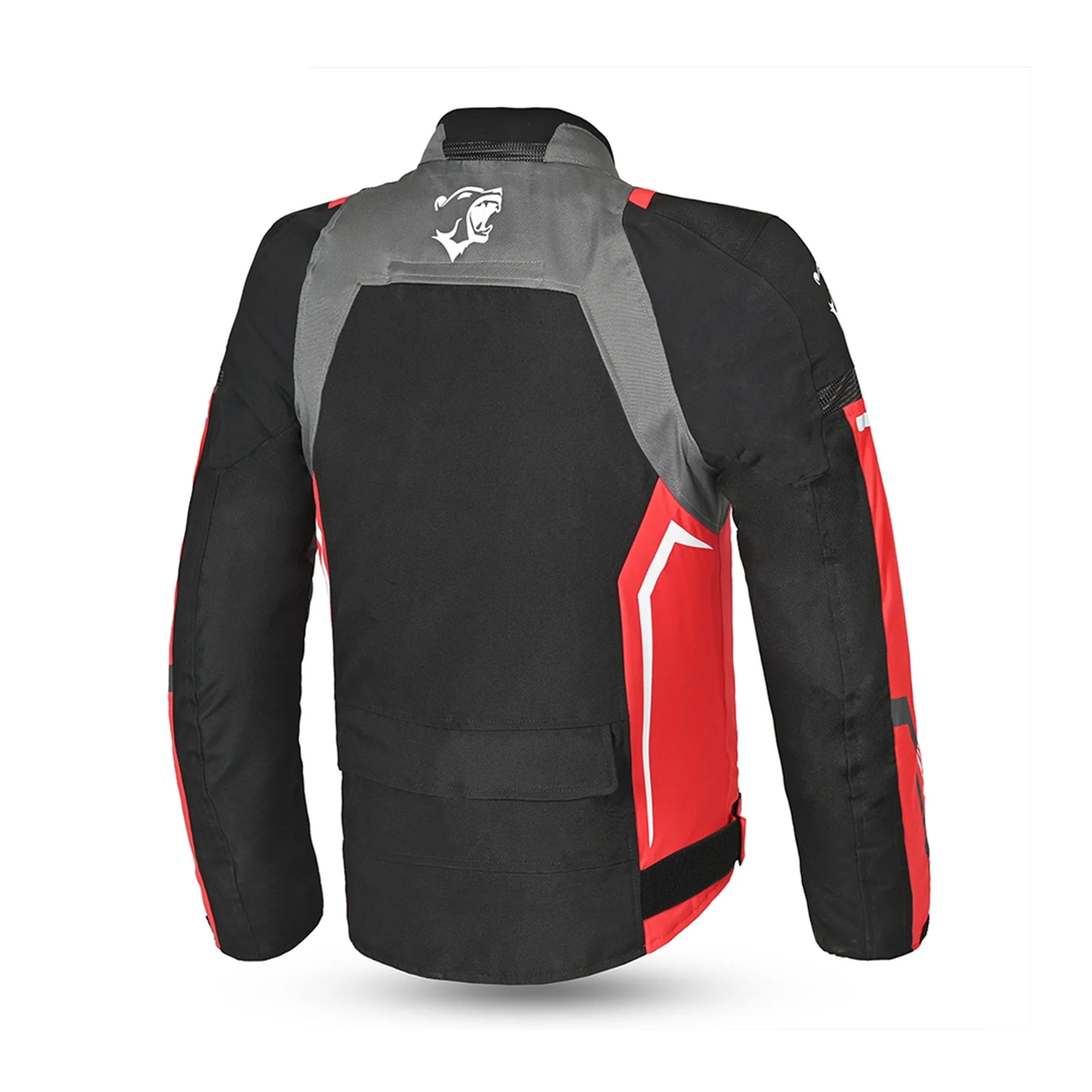 BELA CORDANIEL Motorcycle Men's Black Anthracite Red Jacket – 3 – Maximomoto PT