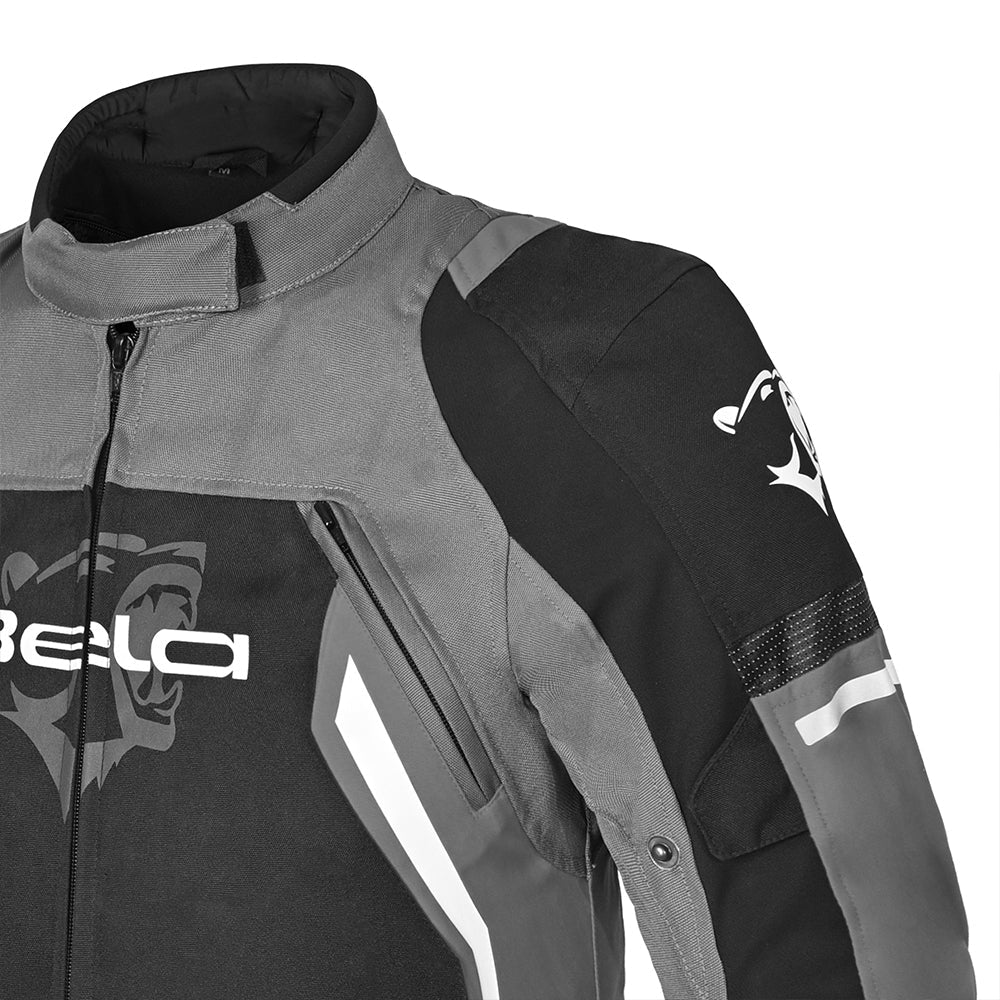 BELA CORDANIEL Moto Casacos Preto Cinza Escuro - Imagem superior esquerda da Casacos