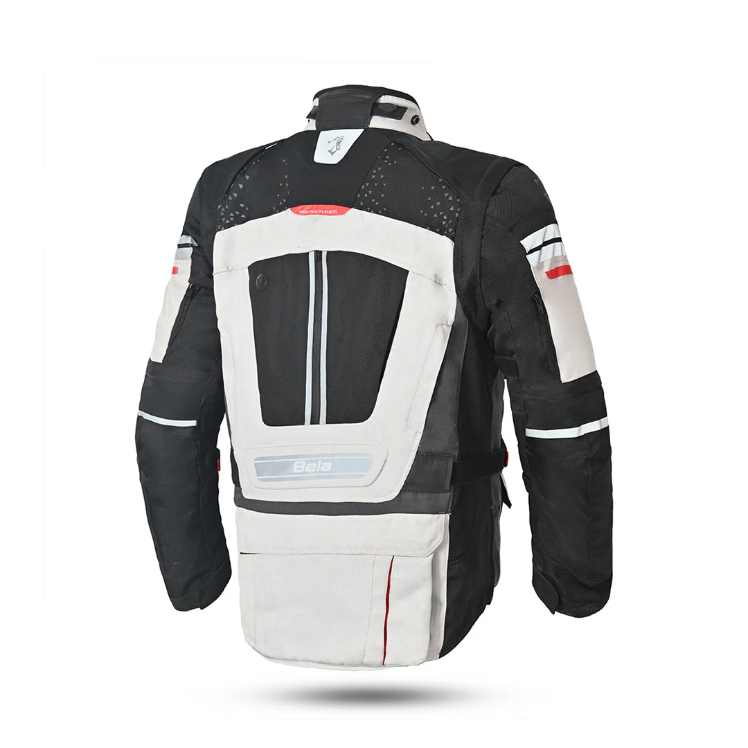BELA CROSSROAD EXTREME WP Motorcycle Textile Jackets Ice Gray Black – 3 – Maximomoto PT