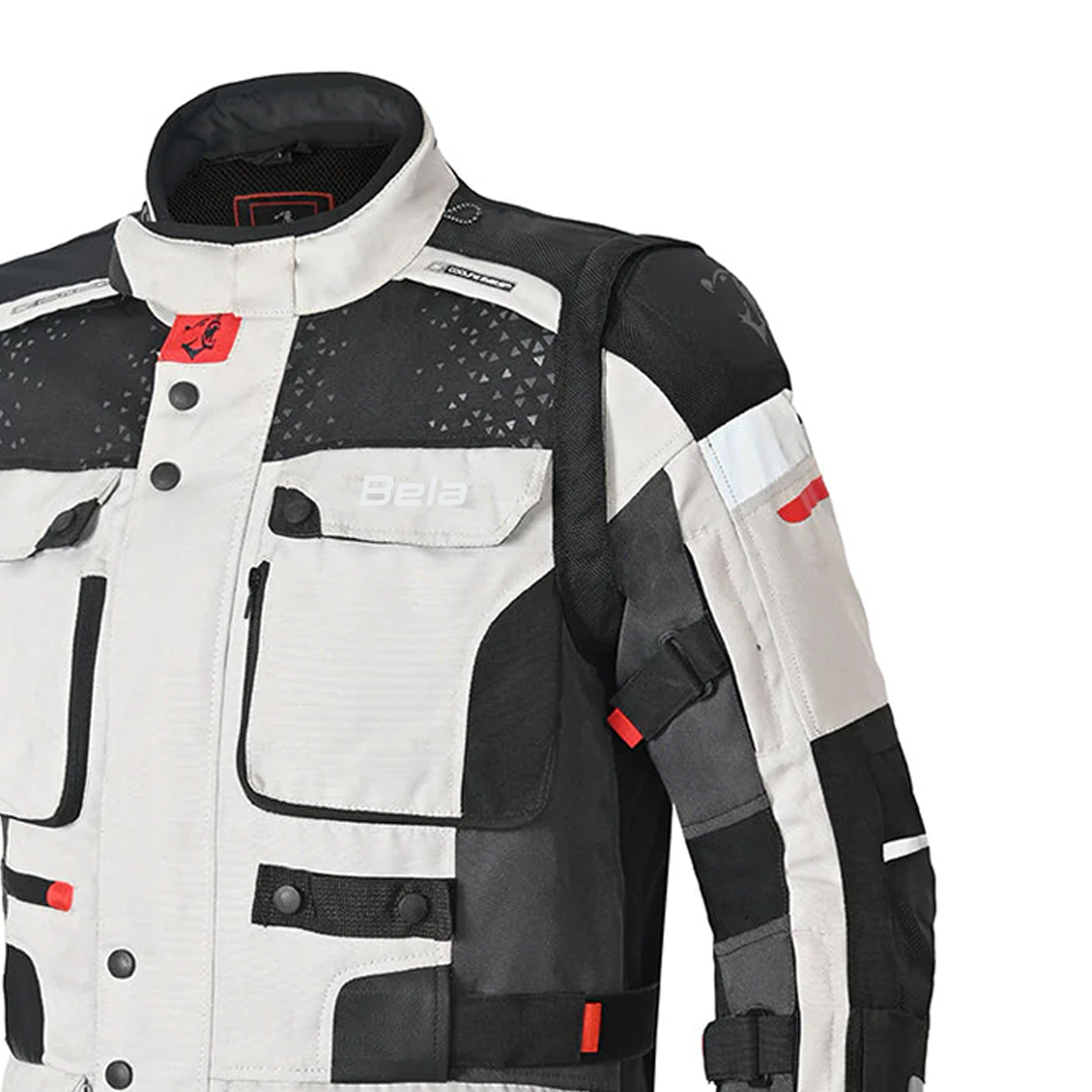 BELA CROSSROAD EXTREME WP Motorcycle Textile Jackets Ice Gray Black – 4 – Maximomoto PT