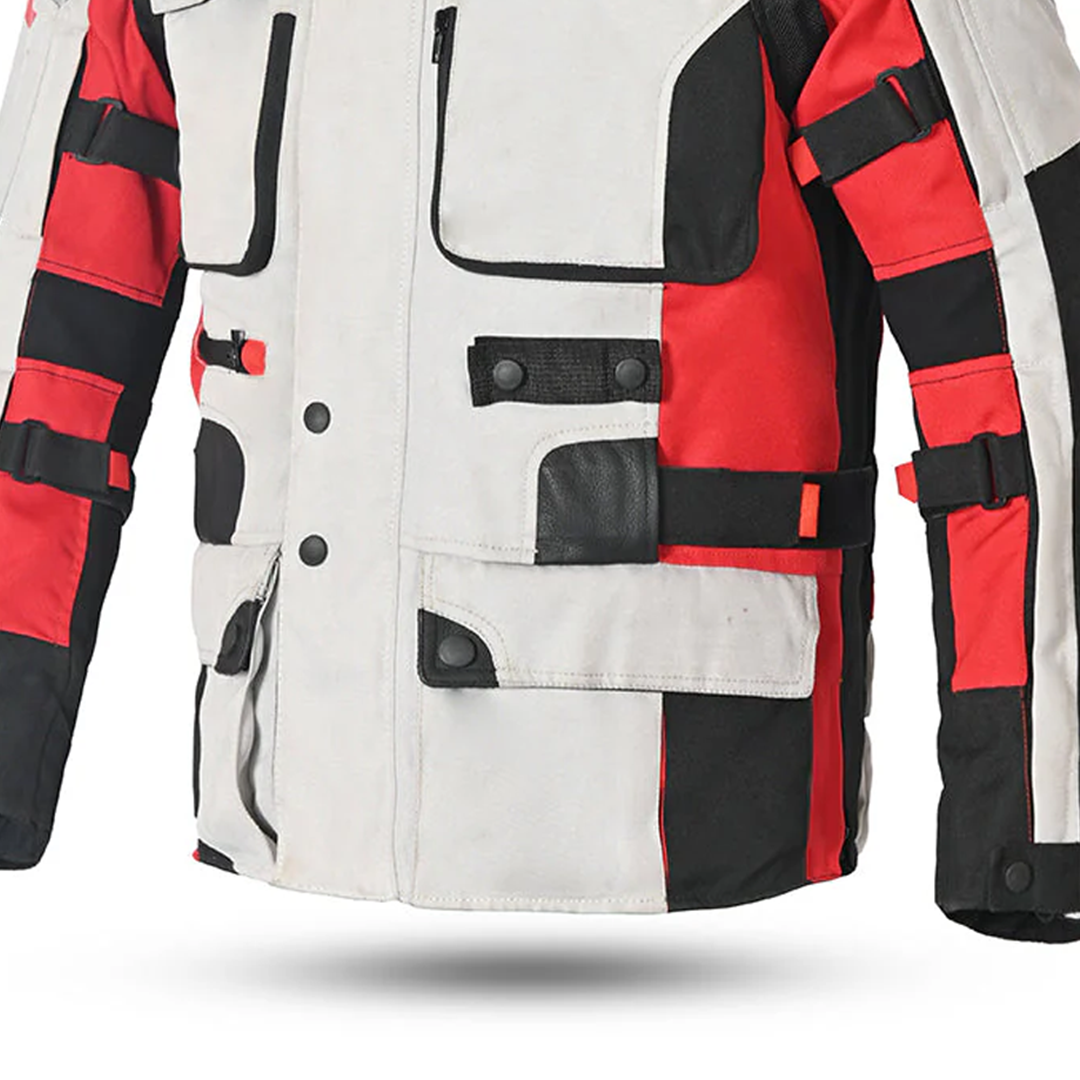 BELA CROSSROAD EXTREME WP Moto Casacos Cinza Gelo Vermelho – 7 – Maximomoto PT