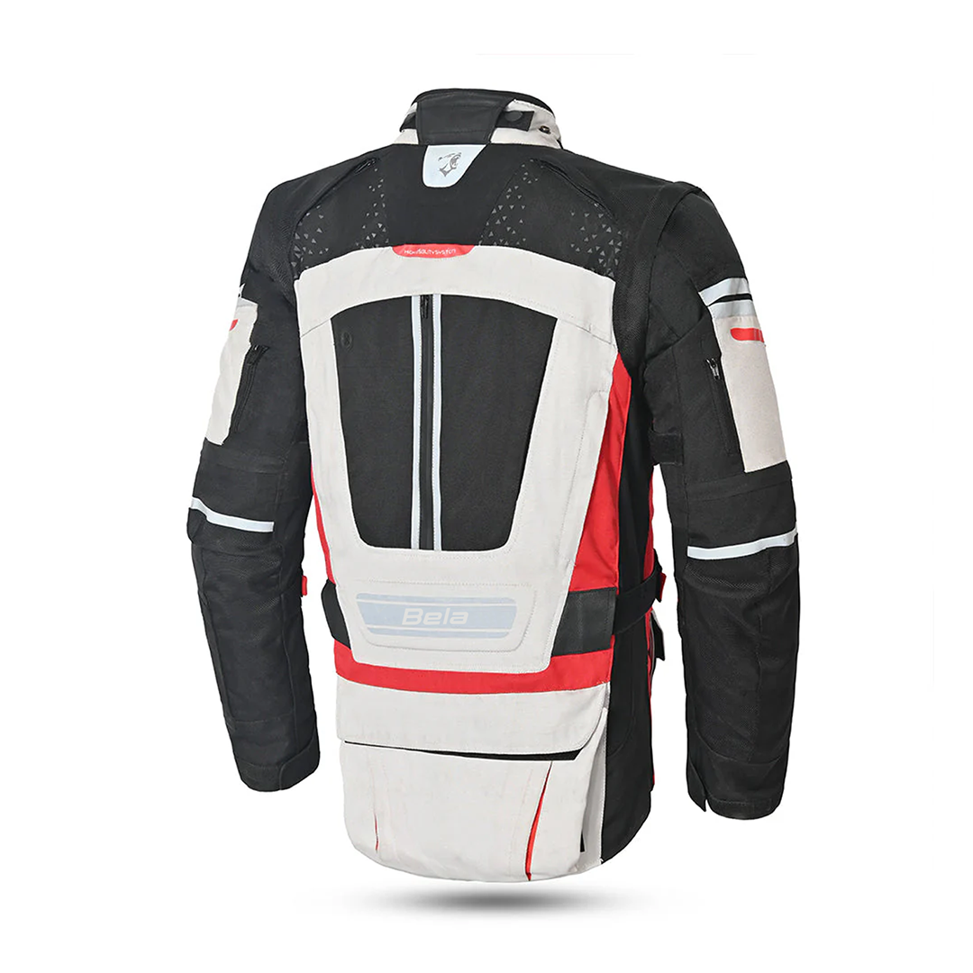 BELA CROSSROAD EXTREME WP Moto Casacos Cinza Gelo Vermelho – 3 – Maximomoto PT