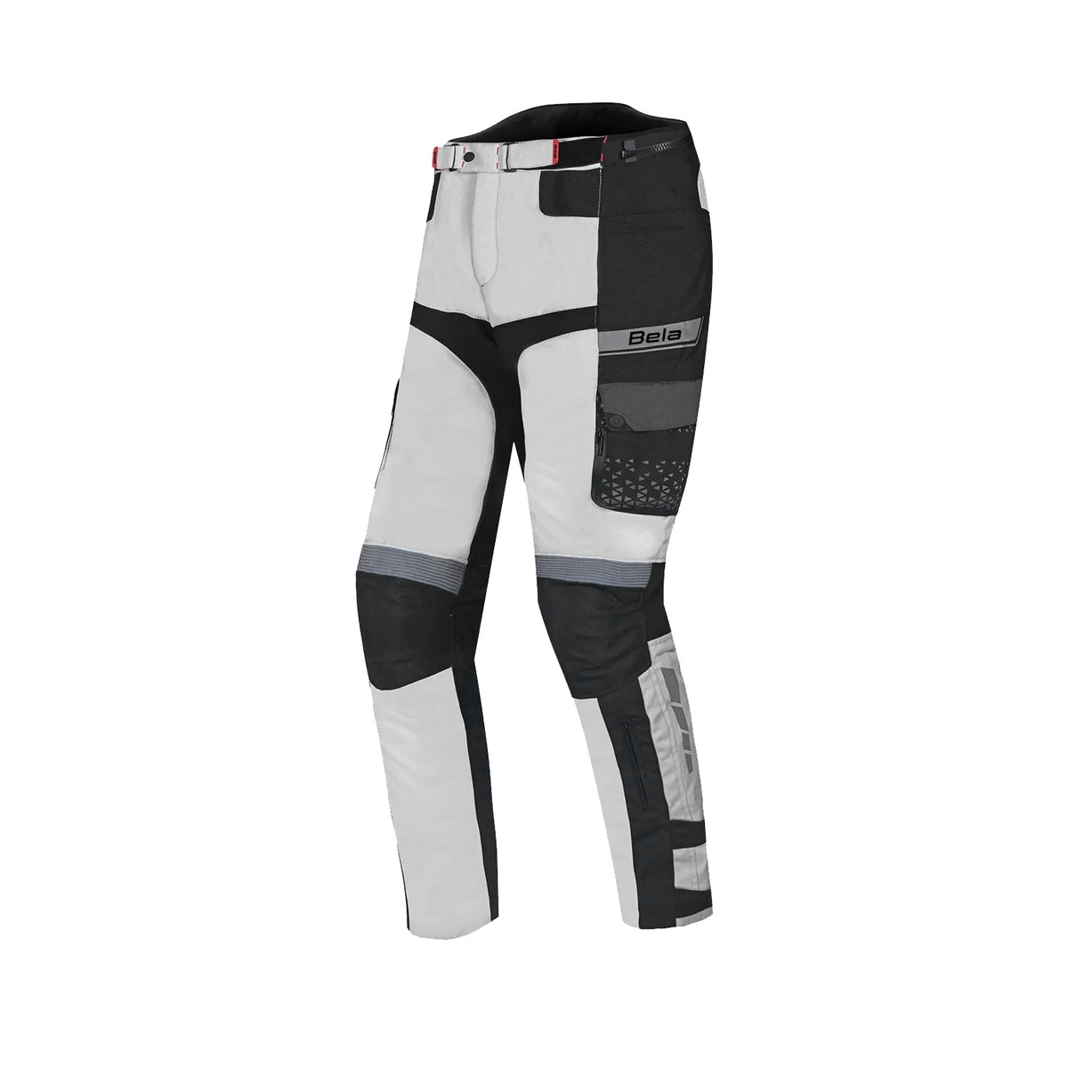 BELA CROSSROAD EXTREME WP Calcas De Moto Textil Cinza Gelo Preto