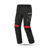 BELA EXTREME CROSSROAD WP Moto Textile Pants Black Anthracite Red