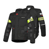 BELA CROSSROAD EXTREME WP 3 IN 1 CASACOS DE MOTO HOMEM PRETO ANTRACITE VERMELHO