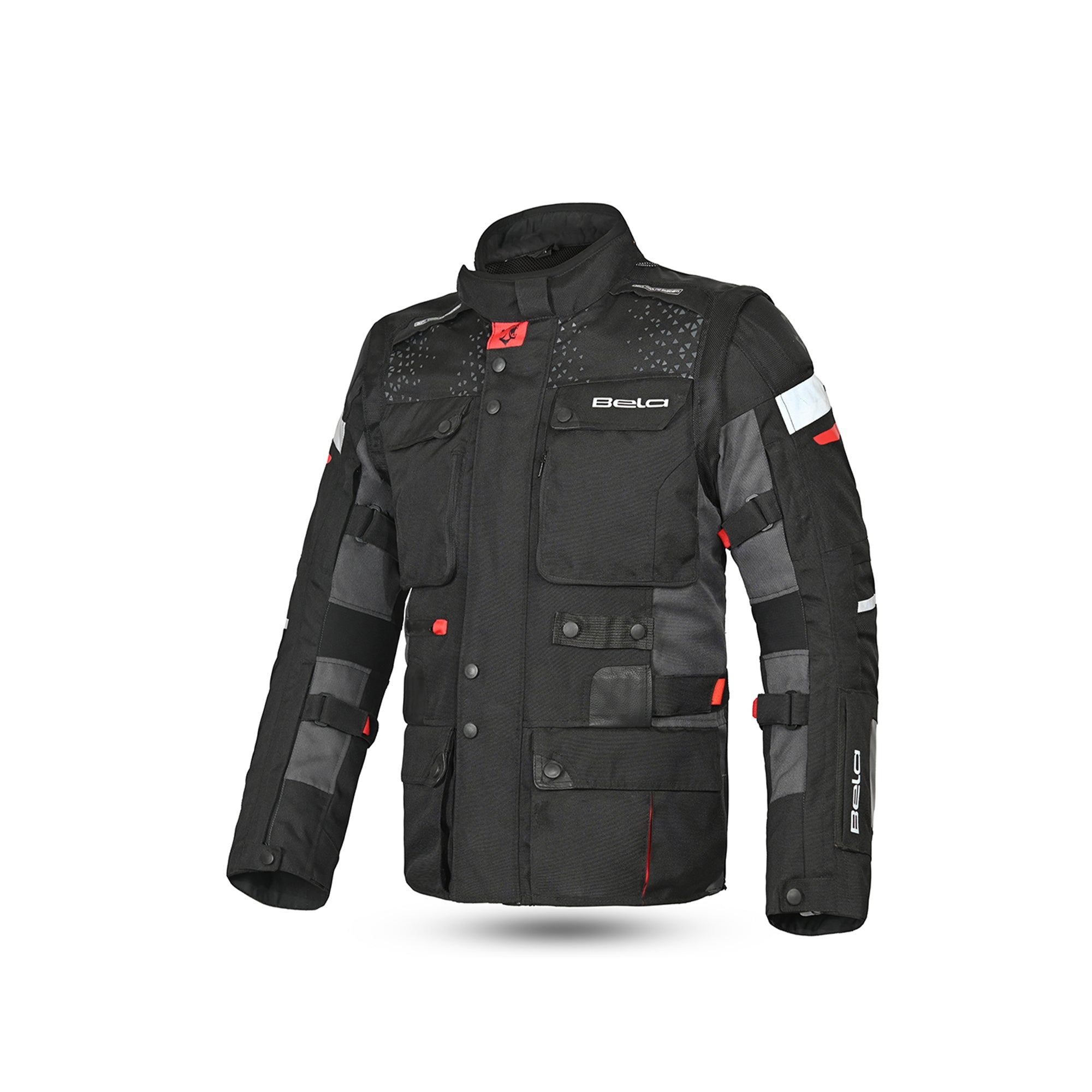 BELA CROSSROAD EXTREME WP Moto Têxtil Casacos Preto Antracite - Imagem frontal da Casacos 